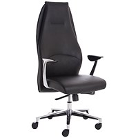 Mien Leather Executive Chair, Black