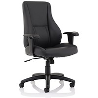 Hampshire Leather Managers Chair, Black