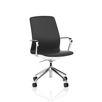 Mara Black PU White Shell Executive Office Chair