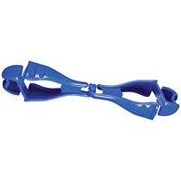 Ergodyne Squids 3400 Grabber Dual Clip Mount, Blue