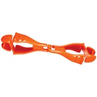 Ergodyne Squids 3400 Grabber Dual Clip Mount, Orange