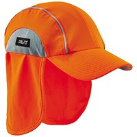 Ergodyne High Performance Hat With Shade, Orange