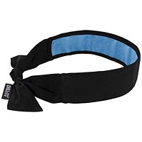 Ergodyne Evaporative Cooling Bandana, Black