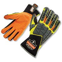 Ergodyne Impact Reducing Gloves, XL