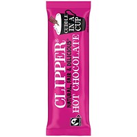 Clipper Fairtrade Hot Chocolate Sachets, Pack of 100