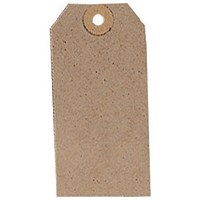 Unstrung Tags 3A 96 x 48mm Buff Single (1000 Pack) TG8023