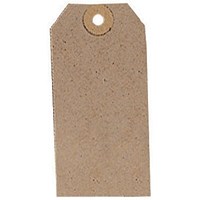 Unstrung Tags 3A 96 x 48mm Buff Single (Pack of 1000) TG8023