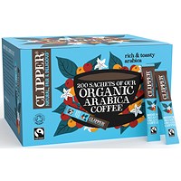 Clipper Organic Fairtrade Coffee Stick, Pack of 200