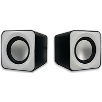 Connekt Gear Portable Mini USB Speakers, Black
