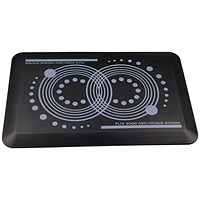 Floortex AFS-TEX 2000 Active Anti-Fatigue Mat, 500x800mm, Black