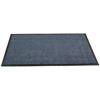 Floortex Door Mat, Dust & Moisture Control, Polypropylene, 1200mmx1800mm, Blue