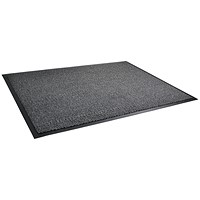 Floortex Door Mat, Dust & Moisture Control, Polypropylene, 900mmx1500mm, Black & White Floortex Door Mat, Dust & Moisture Control, Polypropylene, 900mmx1500mm, Black & White