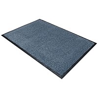 Floortex Door Mat, Dust & Moisture Control, Polypropylene, 900mmx1500mm, Blue