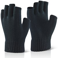 Beeswift Fingerless Mitts, Black