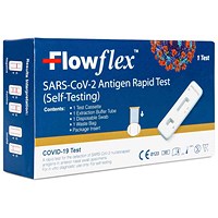 FlowFlex Rapid Lateral Flow Covid-19 Antigen Test, 10 Individual Tests