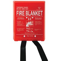 Fireking Fibreglass Fire Blanket, 1000x1000mm