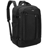 I-Stay 15.6 Inch Laptop Backpack with Padlock and USB Port Black