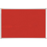 Franken X-traLine Noticeboard, Felt, W600xH450mm, Red