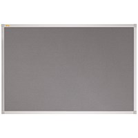 Franken X-traLine Noticeboard, Felt, W1200xH900mm, Grey Franken X-traLine Noticeboard, Felt, W1200xH900mm, Grey