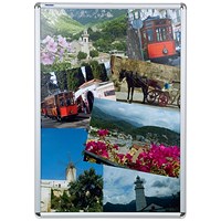 Franken Aluminium Snap Frame, A1, Non-Glass, Silver