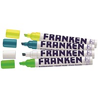 Franken Chalk Marker, Assorted, Neon, Pack of 4