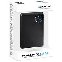 Freecom Mobile Drive XXS USB 3.0 Portable Hard Drive, 1TB