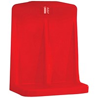 Jactone Red Double Fire Extinguisher Stand, Comes with Recessed Base
