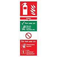 5 Star Water Extinguisher For Use On Sign Vinyl 300x100