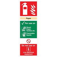 5 Star Foam Extinguisher For Use On Sign Vinyl 300x100