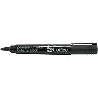 5 Star Permanent Marker, Bullet Tip, Black, Pack of 12 5 Star Permanent Marker, Bullet Tip, Black, Pack of 12