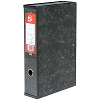 5 Star Box File, Spring Lock, 75mm Spine, Foolscap, Cloud Effect 5 Star Box File, Spring Lock, 75mm Spine, Foolscap, Cloud Effect