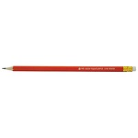 5 Star Pencil with Eraser, HB, Red Barrel, Pack of 12