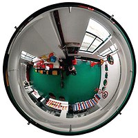 5 Star Hemispherical Mirror 600mm Diameter