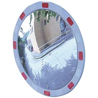 5 Star Reflective Circular Mirror 600mm Diameter