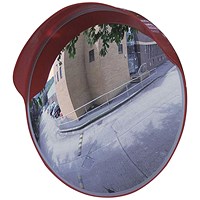5 Star Outdoor Convex Mirror with Hood 450mm Diameter