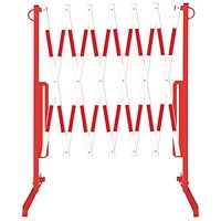 Traffic-Line Extendable Trellis Barrier 3600mm Red/Wht