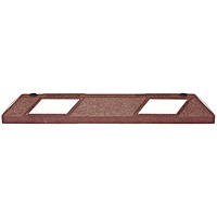 Park-Aid Wheel Stop 900mm Brick Red/Wht