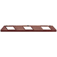 Park-Aid Wheel Stop 1200mm Brick Red/Wht