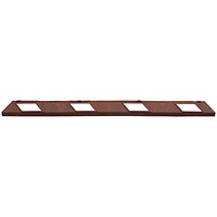 Park-Aid Wheel Stop 1800mm Brick Red/Wht