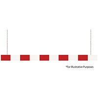 Traffic-Line Height Restriction Bar 3000mm Red/Wht