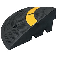 Traffic-Line Heavy Duty Kerb Ramp End 360x360x150mm Ylw/Blk