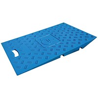 Traffic-Line Wheelchair Ramp Large 744x880x75 Blue/Ylw