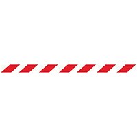 WeatherMaster 250 Black Post + Red/White Belt 3.4m Pack of 2