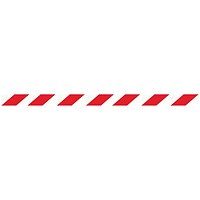 WeatherMaster 250 Yellow Post + Red/White Belt 3.4m Pack of 2
