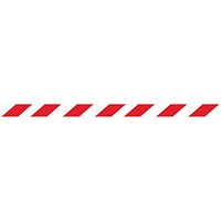 WeatherMaster 250 Red Post + Red/White Belt 3.4m Pack of 2