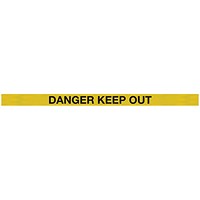 WeatherMaster 250 Red Post Danger Keep Out Yellow/Blk Pack 2