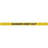 WeatherMaster 250 Twin Black Post Danger Yellow/Blk Pack of 2