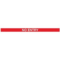 WeatherMaster 250 Twin Black Post No Entry Red/Wht Pack of 2