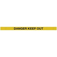 WeatherMaster 250 Twin Red Post Danger Yellow/Black Pack of 2