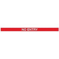 WeatherMaster 250 Twin Red Post No Entry Red/White Pack of 2